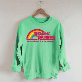 Reading Rainbow Take A Look It's In A Book Sweatshirt