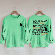 Funny Twist The Bones Cute Hocus Pocus Sweatshirt