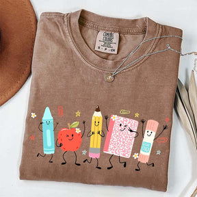 Cute School Supplies Comfort Colors T-Shirt