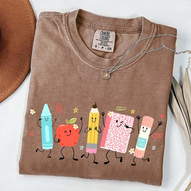 Cute School Supplies Comfort Colors T-Shirt