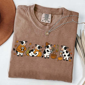 Pumpkin Patch Cozy Season Fall October T-Shirt