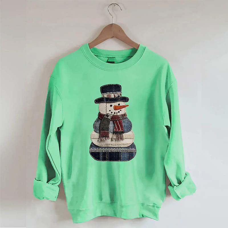 Patchwork Christmas Sweatshirt
