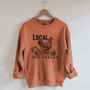Happy Easter Retro Chicken Farmer Gifts Sweatshirt