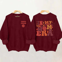Personalized In My Volleyball Mom Era Sweatshirt