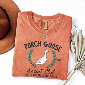 Porch Goose Social Club Est 1983 T-Shirt