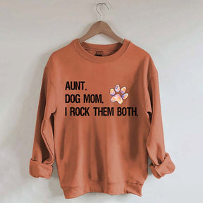 Dog Mom and Auntie Sweatshirt
