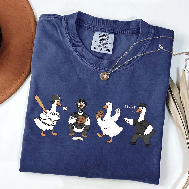 Baseball Goose Player T-Shirt