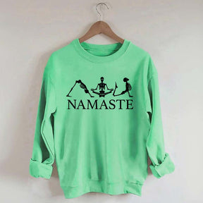Namaste Yoga Skeleton Sweatshirt