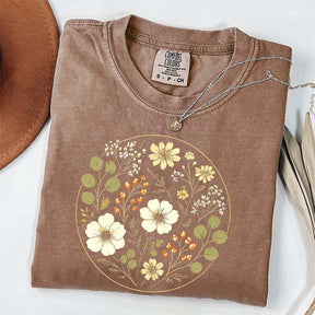 Wildflower Vintage Floral Ring T-Shirt