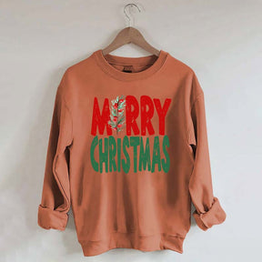 Womens Merry Christmas Sweatshirt