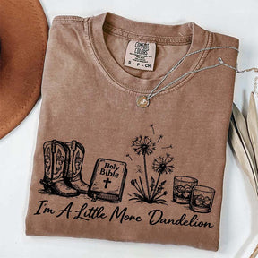 Dandelion Comfort Colors Graphic Western T-Shirt