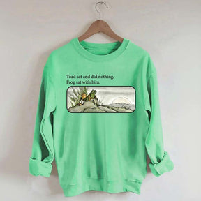 Frog And Toad Book Lover Sweatshirt