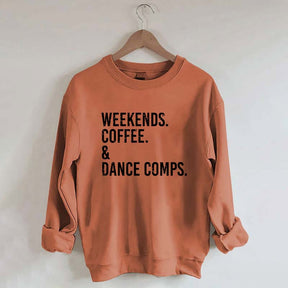 Retro Weekends Coffee and Dance Sweatshirt