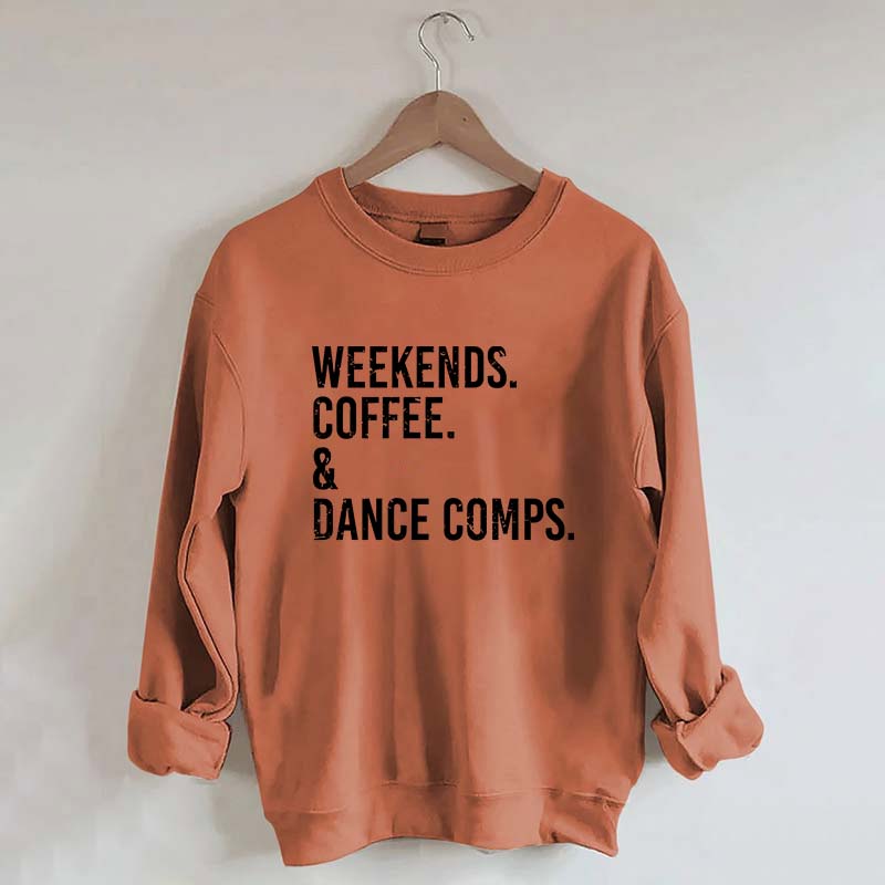 Retro Weekends Coffee and Dance Sweatshirt