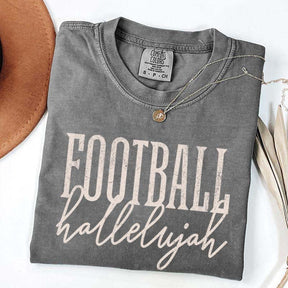 Distressed Retro Football Hallelujah T-Shirt