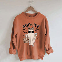 Boo-Jee Ghost Leopard Sweatshirt