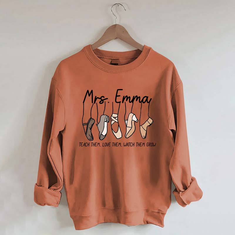 Custom Dance Teacher Sweatshirt