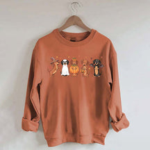 Cute Wiener Dog Halloween Dachshund Sweatshirt