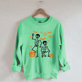 Funny Slightly Subtle FDT Halloween Skeleton Sweatshirt