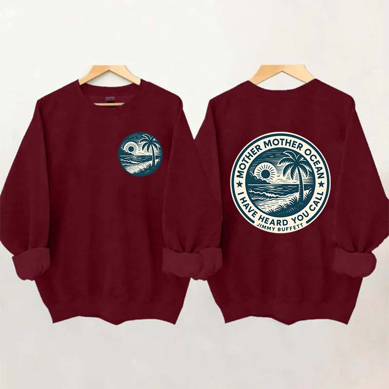 Mother Ocean Lyrics Sweatshirt
