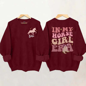 Custom In My Horse Girl Era Sweatshirt