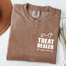 Custom Dog Dad Pet Name T-Shirt