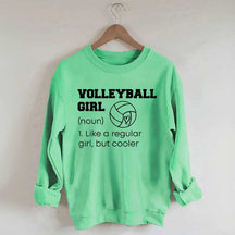 Volleyball Girl Explanation Sweatshirt