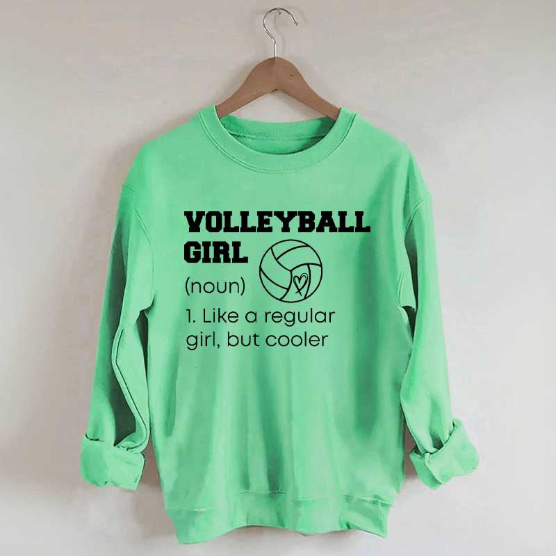 Volleyball Girl Explanation Sweatshirt