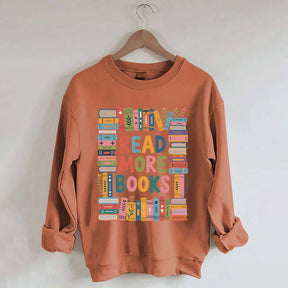 Read More Books Cute Librarian Sweatshirt