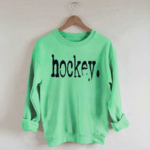 Hockey Typography Sweatshirt