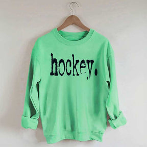 Hockey Typography Sweatshirt
