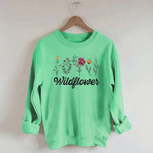 Minimalist Wildflower Sweatshirt