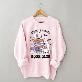 Ghost Halloween Spooky Readers Sweatshirt