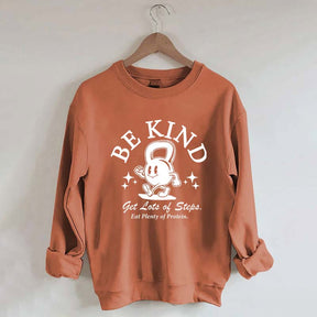 Trendy Workout Be Kind Sweatshirt