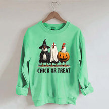 Retro Halloween Chicken Sweatshirt