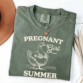 Pregnant Girl Summer T-Shirt