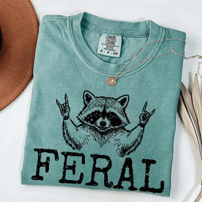 Feral Raccoon Girl T-Shirt