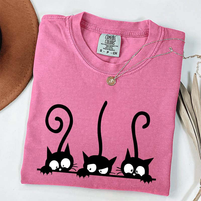 Black Cats Graphic T-Shirt