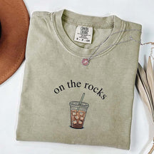 Trendy Coffee Lover On The Rocks T-Shirt