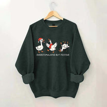 Overstimulated But Festive Sweatshirt