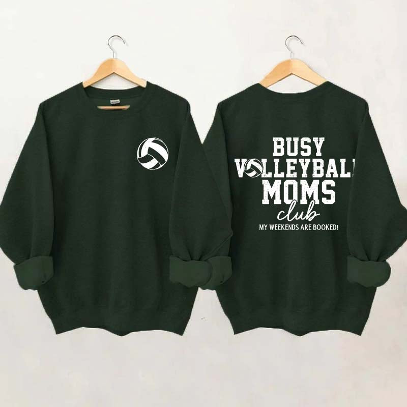 Busy Volleyball Mom Club Sweatshirt