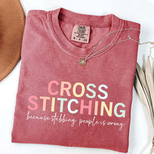 Cross Stitch Funny Crafting T-Shirt