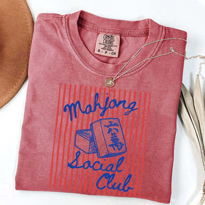 Mahjong Social Club Funny T-Shirt