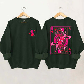Weightlifting Queen Of Hearts Sweatshirt