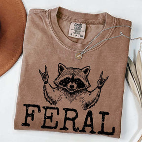 Feral Raccoon Girl T-Shirt