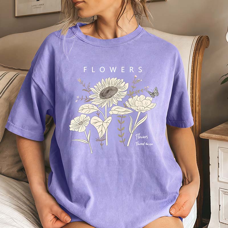 Flowers Toward The Sun T-Shirt