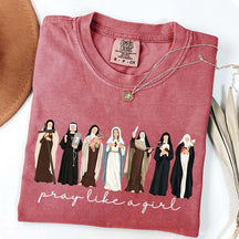 Custom Comfort Colors Catholic Saint T-Shirt