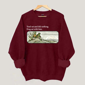 Frog And Toad Book Lover Sweatshirt