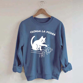 Chinga La Migra Cat Sweatshirt