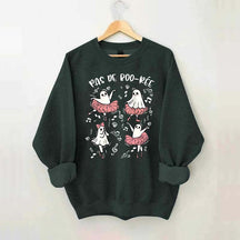 Pas De Boo-rée Halloween Ghost Sweatshirt